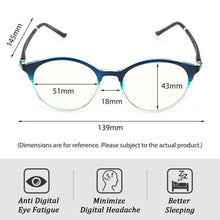 Load image into Gallery viewer, Blue Light Filter Computer Glasses 8066