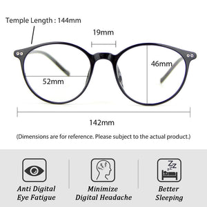 Blue Light Filter Computer Glasses 8002