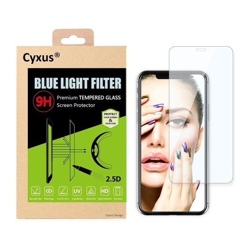 Blue Light Filter 9H Screen Protector for iPhone X/Xs/Xr/Xs Max Screen Protector cyxus