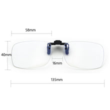 Carica l&#39;immagine nel visualizzatore di Gallery, 2 pack Blue Light Filter Clip On Computer Glasses 8099T44 Clip On Computer Glasses cyxus