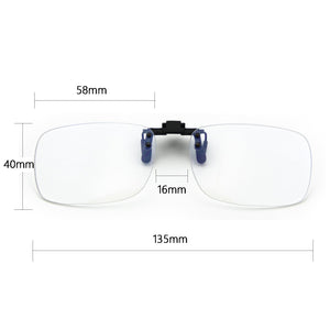 2 pack Blue Light Filter Clip On Computer Glasses 8099T44 Clip On Computer Glasses cyxus