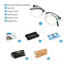Load image into Gallery viewer, Blue Light Filter Computer Glasses 8051
