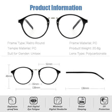 Load image into Gallery viewer, Blue Light Filter Computer Glasses 8065