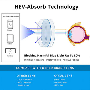 Blue Light Filter Computer Glasses 8082 Computer Glasses cyxus
