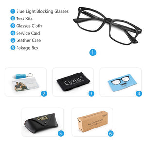 Blue Light Filter Computer Glasses 8082 Computer Glasses cyxus